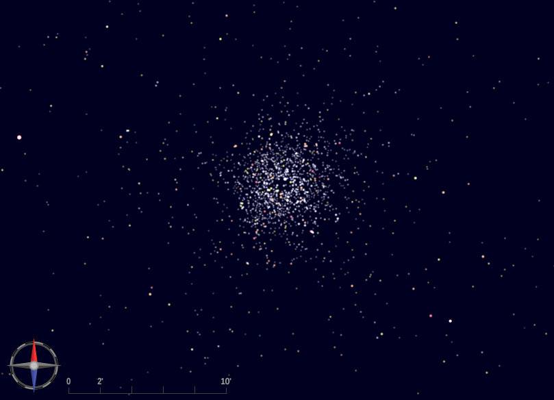 M13 with UCAC4 catalog